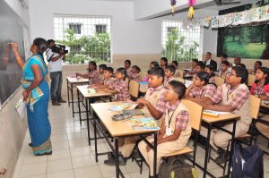 School internship watched by NAAC team